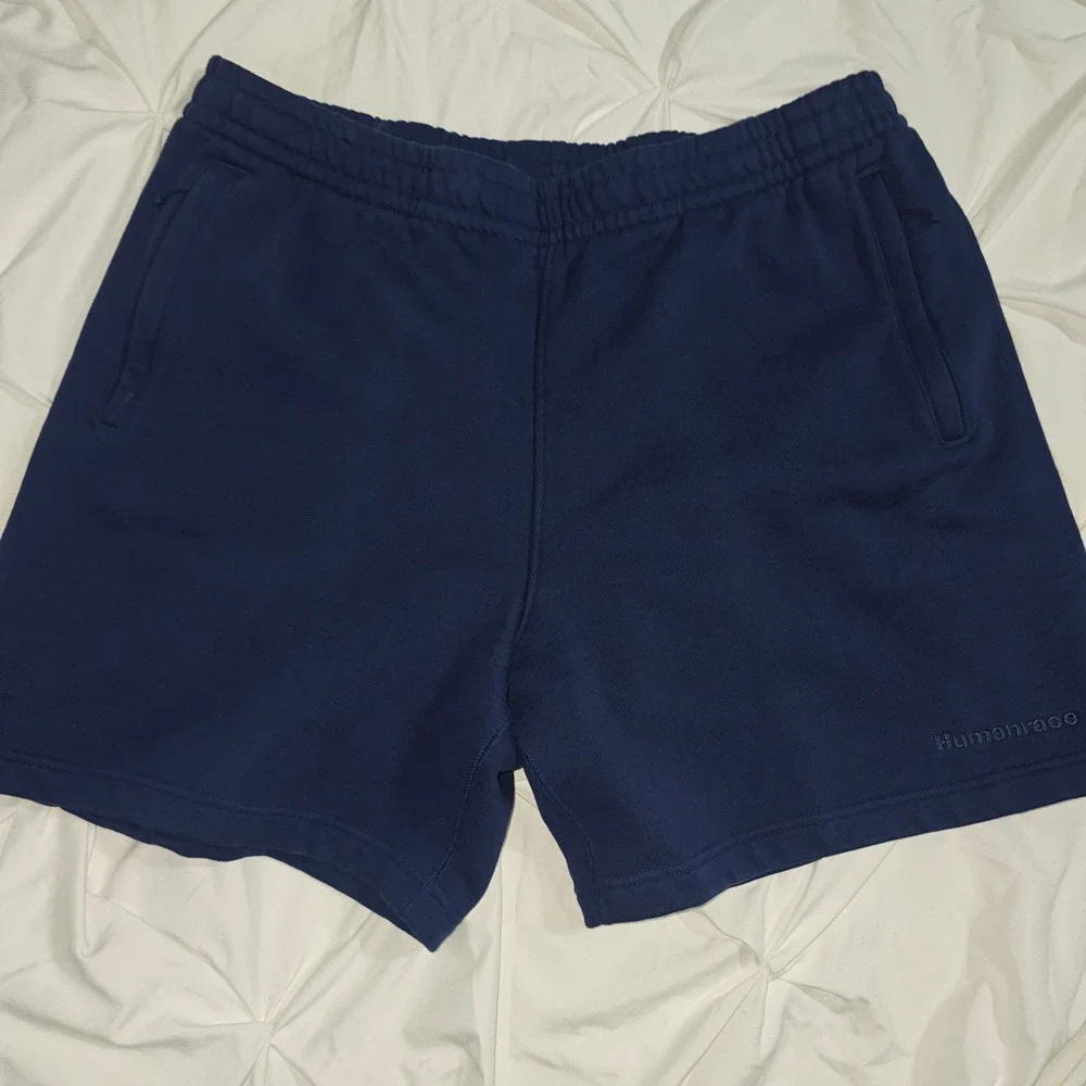 Adidas Humanrace Pharrell Williams Shorts Mens XL Blue Like New